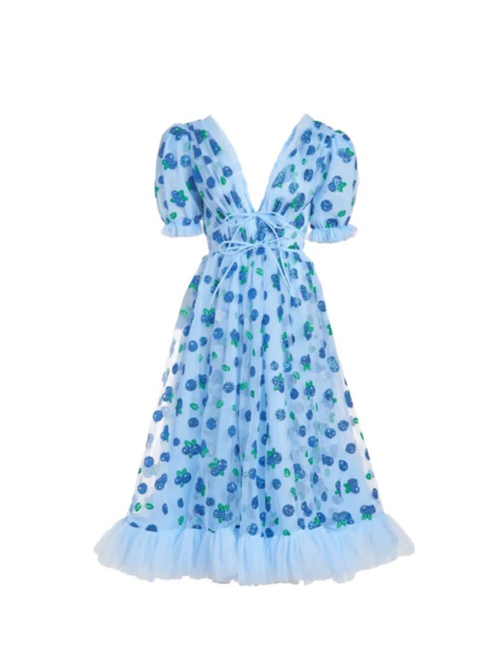 Lirika Matoshi Blueberry Midi Dress - Picture 2 of 7